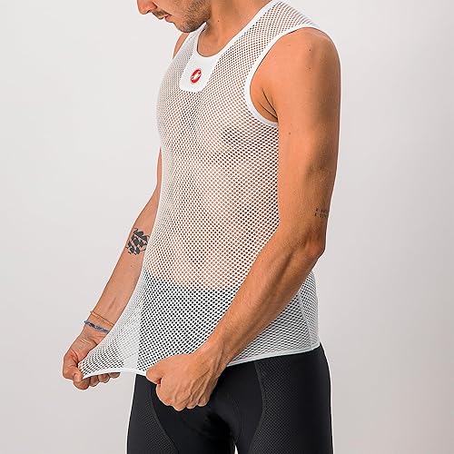 Miniatura 6 de Castelli Core Mesh 3 sin mangas Baselayer - Hombre Blanco