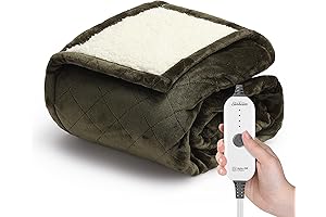 Quilted Royal Posh Velvet Reverse Sherpa Electric Quilt 50"x60"