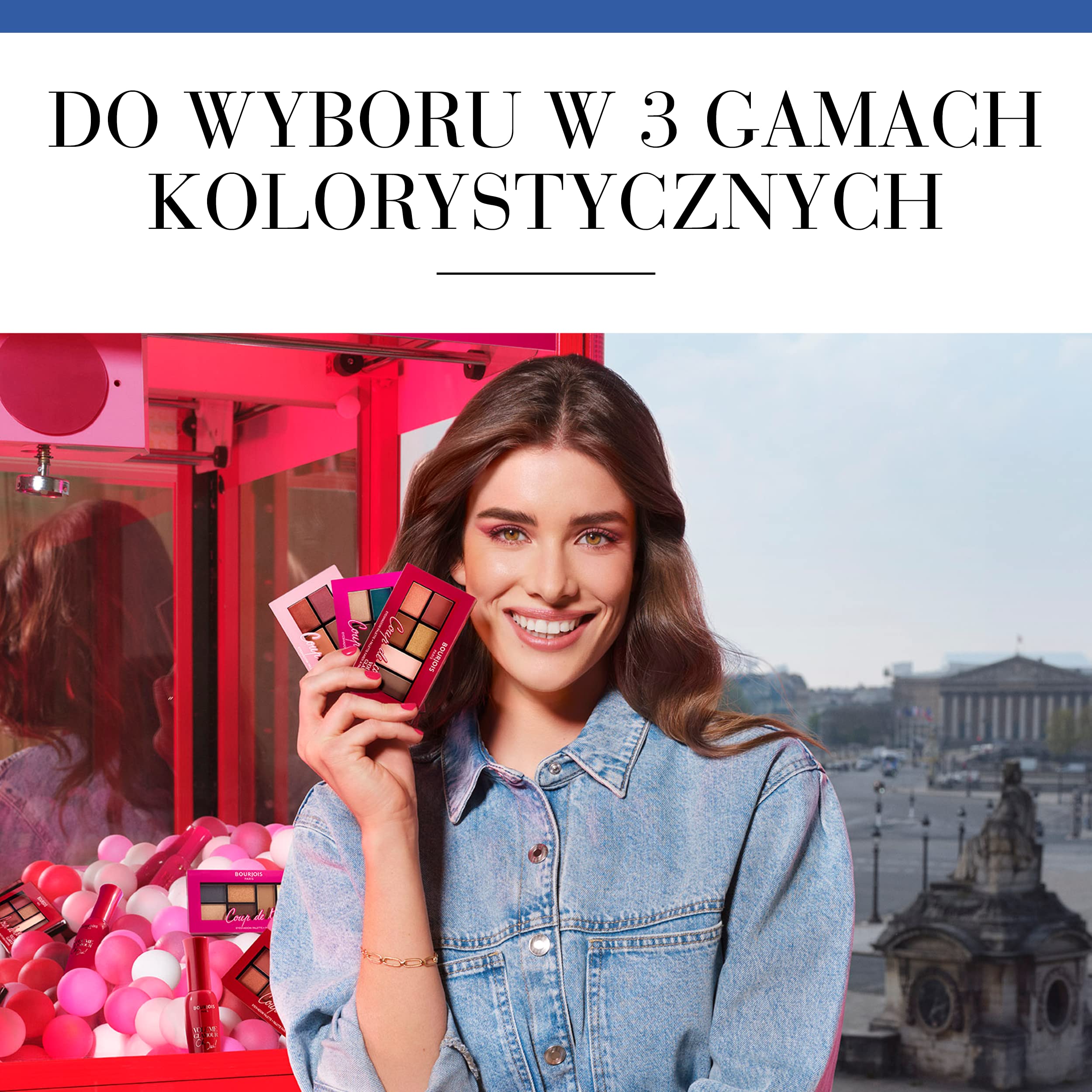 Bourjois Volume Glamour Paleta Cieni do Powiek, 001 Intense Look, 8,4 g