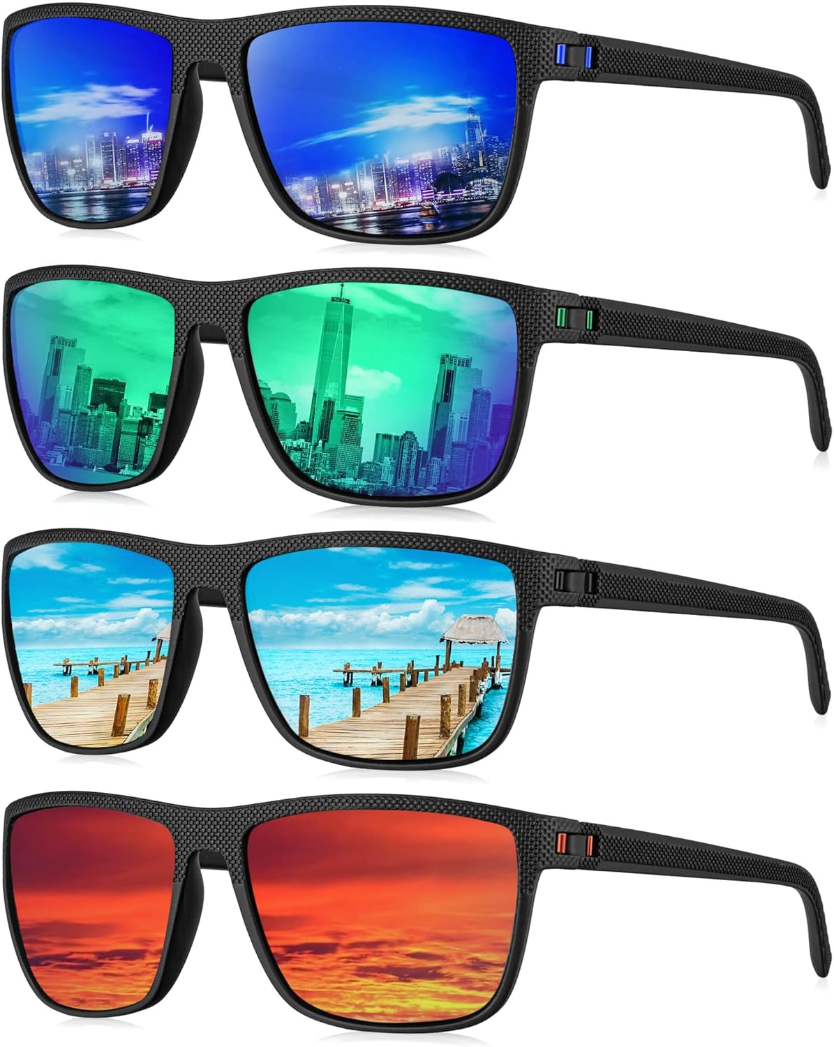 KALIYADI Mens Sun-Glasses Polarized Sunglasses-Men: Classic Sunglasses with Ultraviolet Protection for Driving Fishing Golf