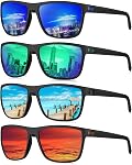 KALIYADI Mens Sunglasses Polarized Sunglasses-for-Men: Classic Sun Glasses with Ultraviolet Protection for Golf Driving