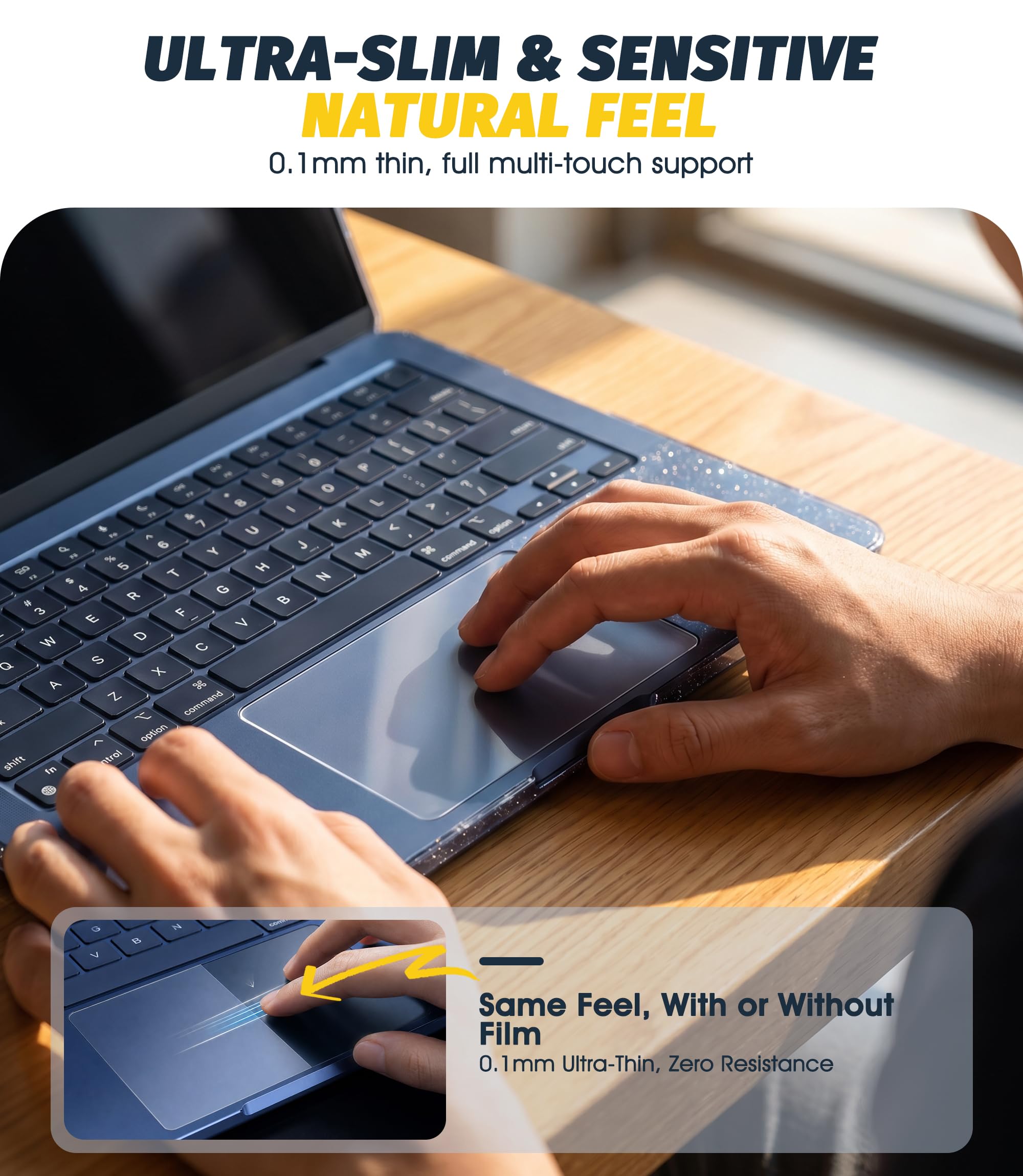 NEWZEROL Cover + 3 Pezzi Pellicola Protettiva Compatibile Per Macbook Neo, Cover Glitter + Vetro Temperato + Pellicola Protettiva Tastiera TPU + Pellicola Trackpad, Antigraffio e Anticaduta