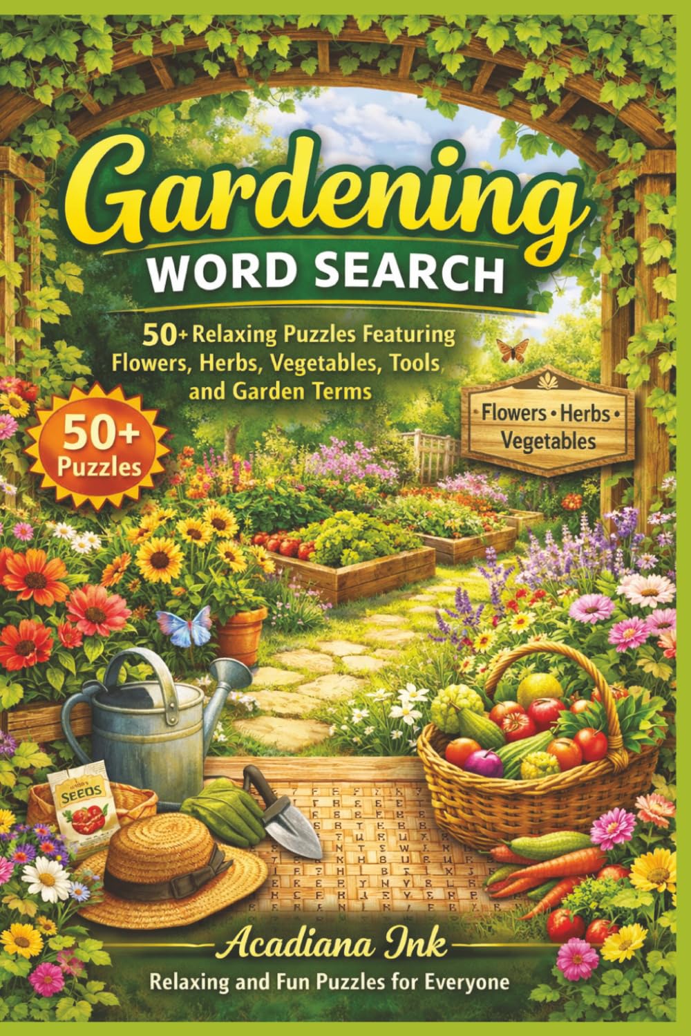Gardening Word Search: Relaxing and Fun Puzzles for Everyone