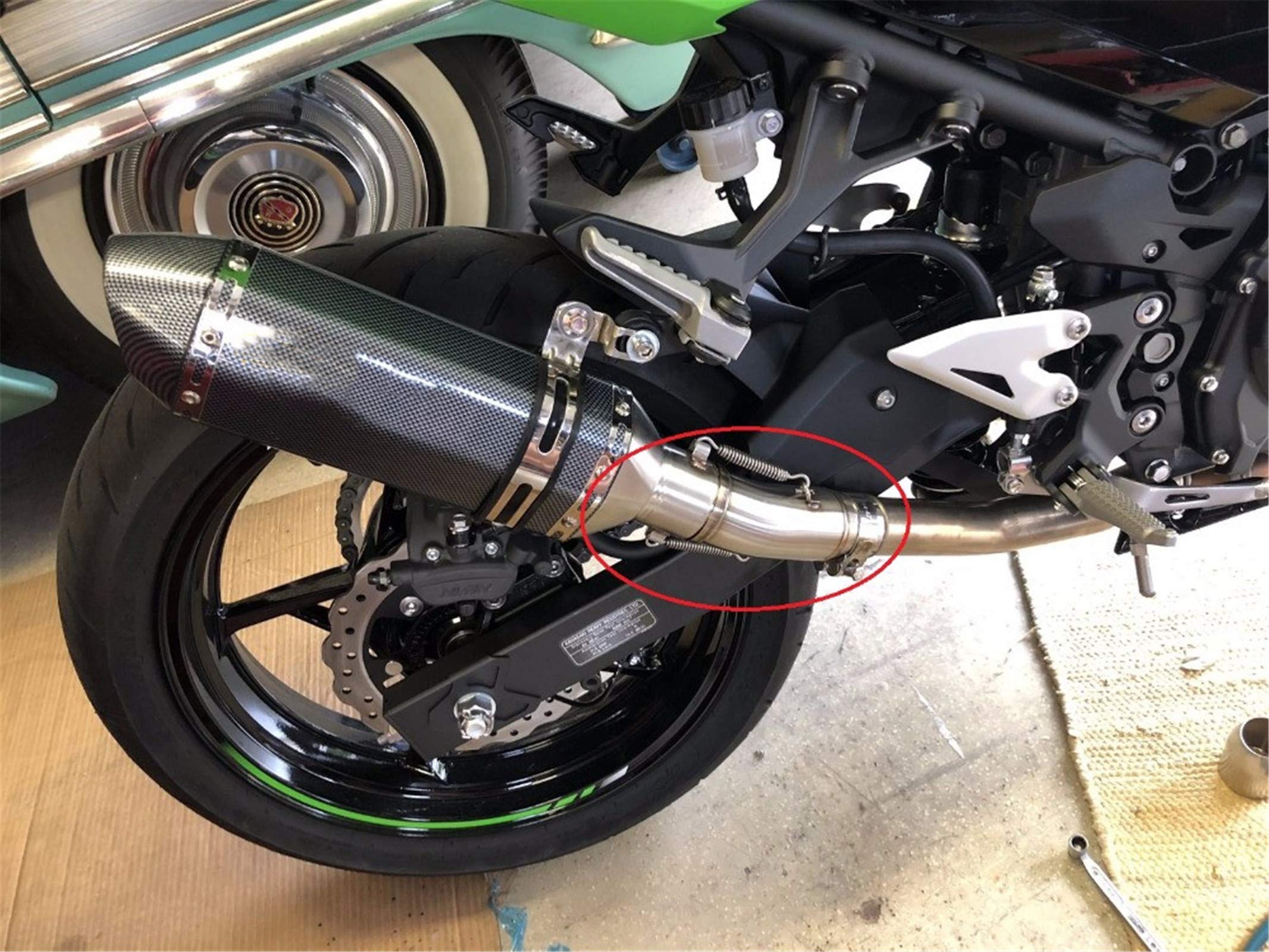 Collettore Di Scarico Per Kawasaki Z900 2017-2018 - Acciaio Inox, Facile Installazione - Foto 8