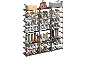 Ample-Space 8-Tier Stackable Shoe Rack