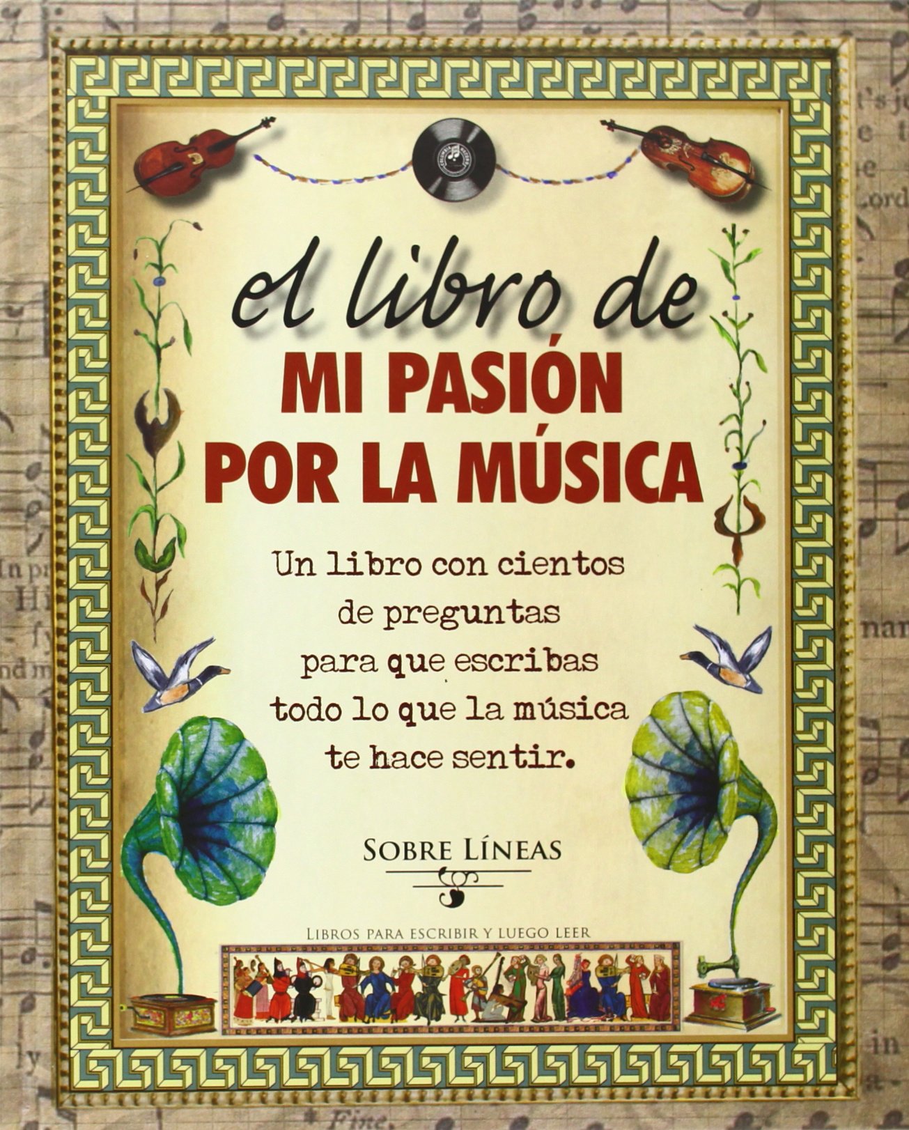 Livre de musique album de notes et souvenirs pour mélomane
