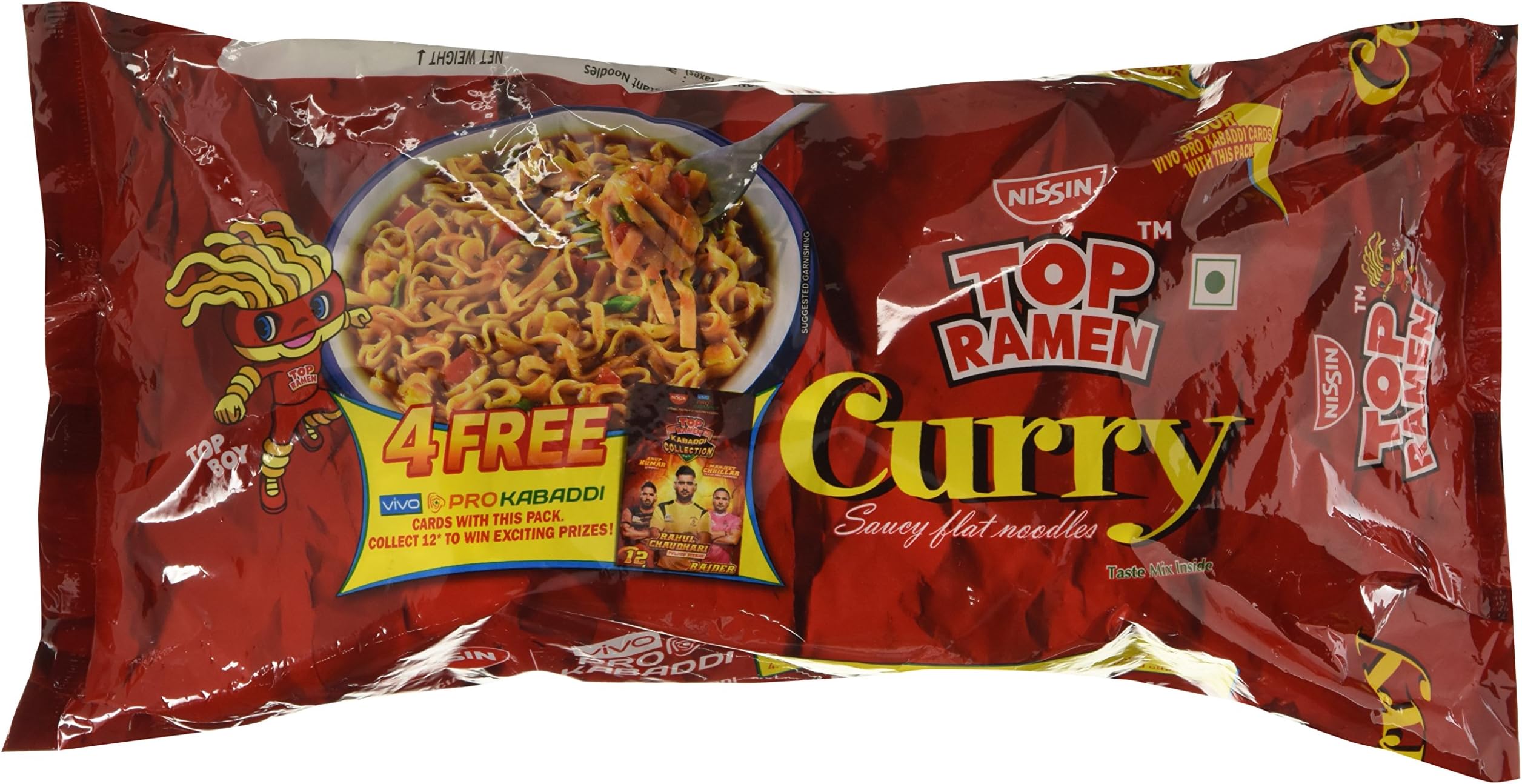 Curry Veg Noodles, 280 Gram (Pack of 2), Vegetarian, 560 Gram