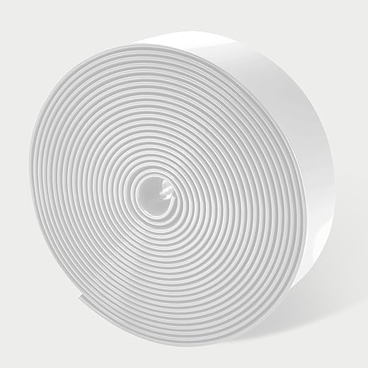 Lumpro Vinyl Straps for Patio Chair Repair Kit 2'' Wide 20 Ft Long Replacement Straps + 40 Free Rivets for Outdoor Lawn Furniture Chaise Lounge Repair (White)