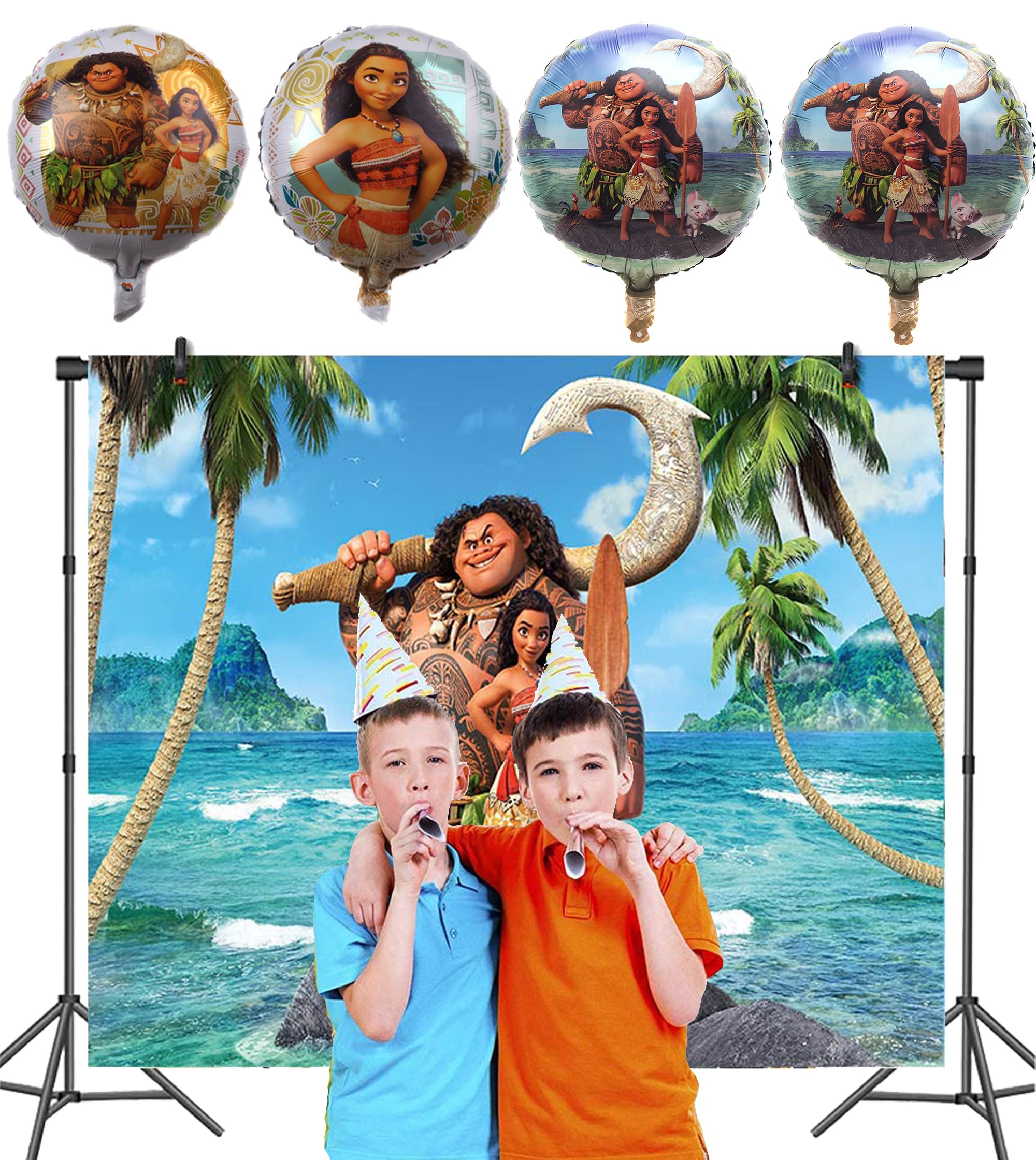 Buy Party Supplies Princess Moana Balloons Moana Birthday Photography