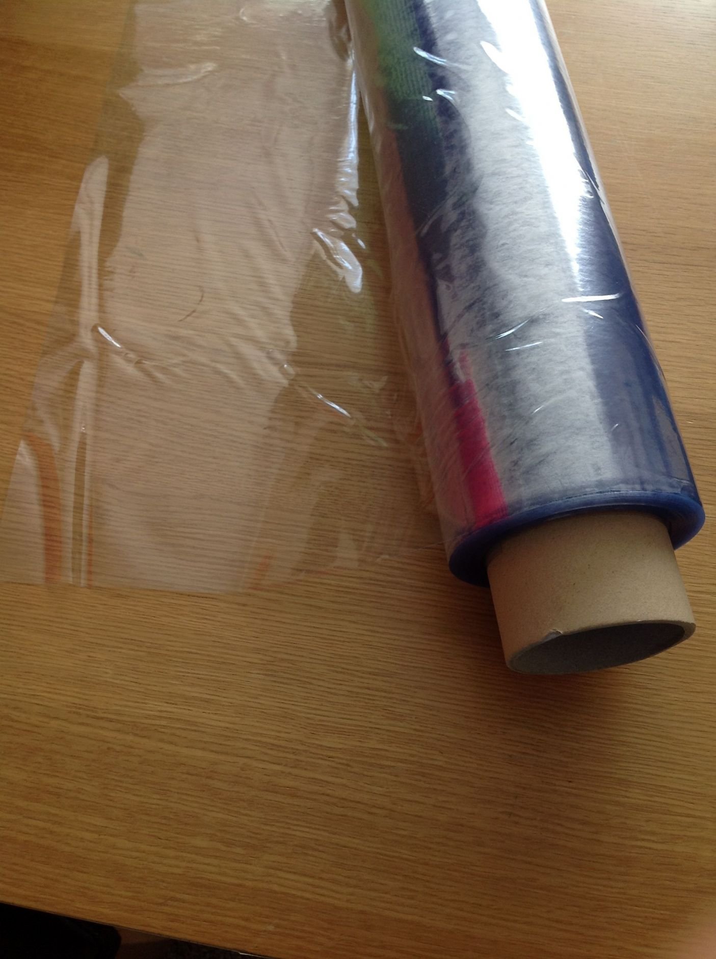 Jolee Tablecloths Clear Transparent Pvc Vinyl Wipe Clean Oilcloth Table Protector Rectangle - 136Cm X 220Cm
