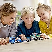 Vista 3 de LEGO City Great Vehicles Harvester Transport 60223 Kit de construcción (358 piezas)