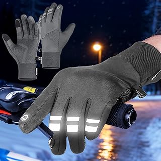 Thermal Touchscreen Outdoor Gloves - Insulated for Running, Skiing, and Cycling
