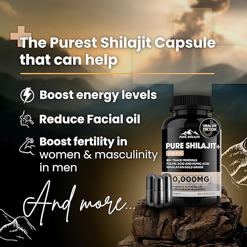 Miniatura 2 de Cápsulas, píldoras orgánicas de máxima potencia con minerales traza para energía y apoyo inmunológico, para hombres y mujeres, suplemento natural de