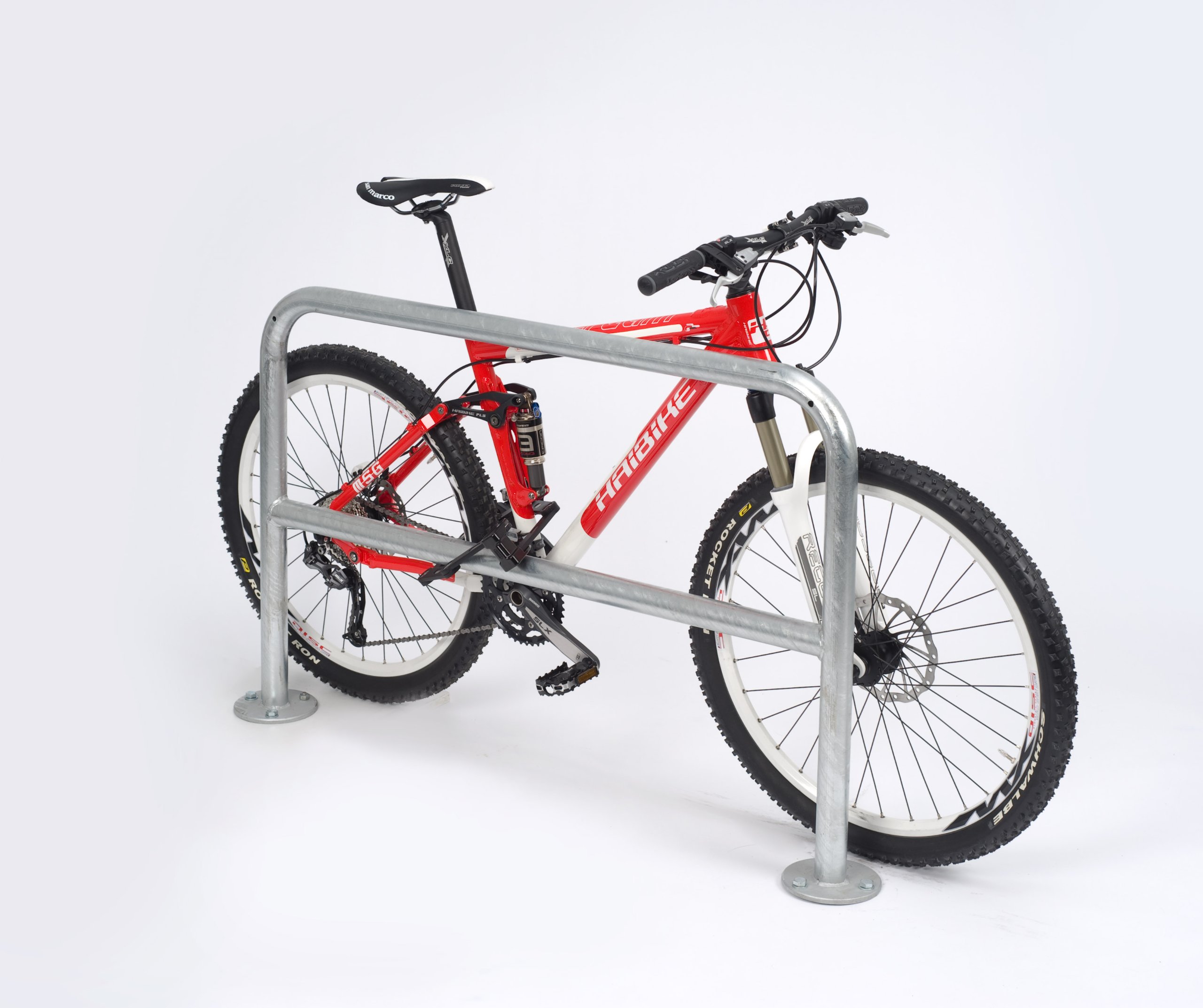 Fahrradständer - Anlehnbügel Modell 9211 - Länge 1000 mm - zum Aufdübeln