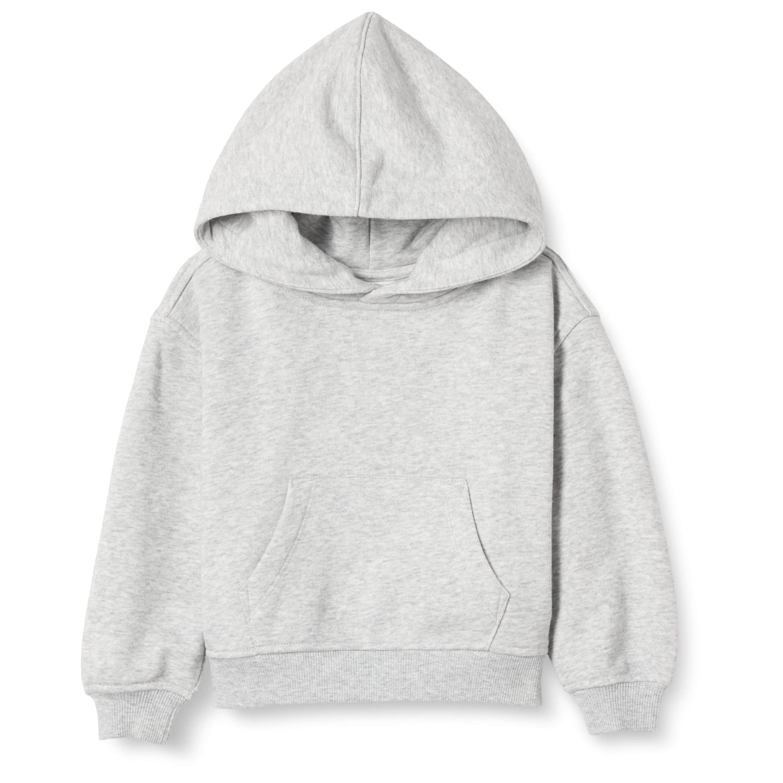 Amazon Essentials Unisex niños Sudadera con Capucha Ancha 3 años Gris Claro Mezcla