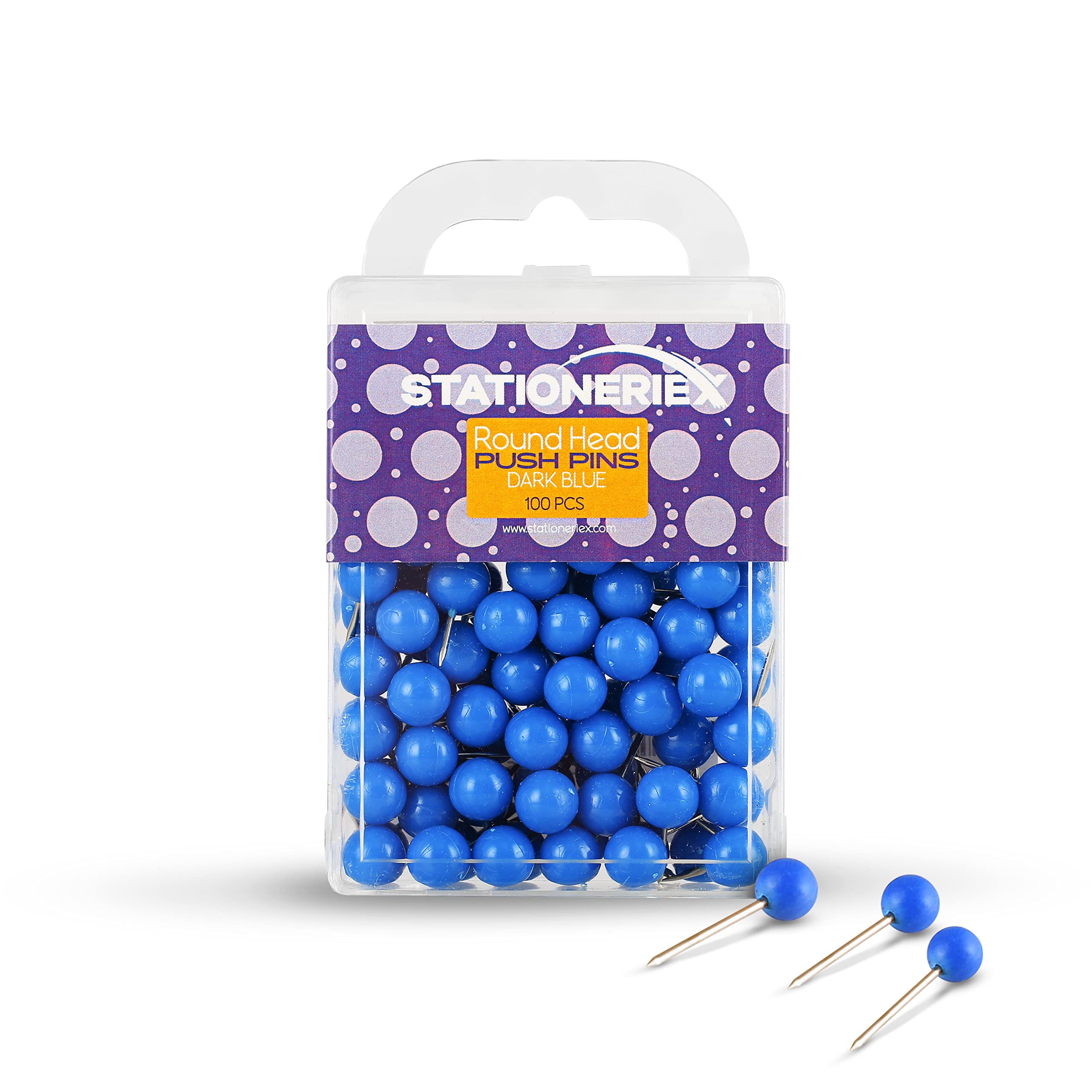 Buy 100 Push Pins Tacks for Bulletin Board Thumb Tacks for Wall