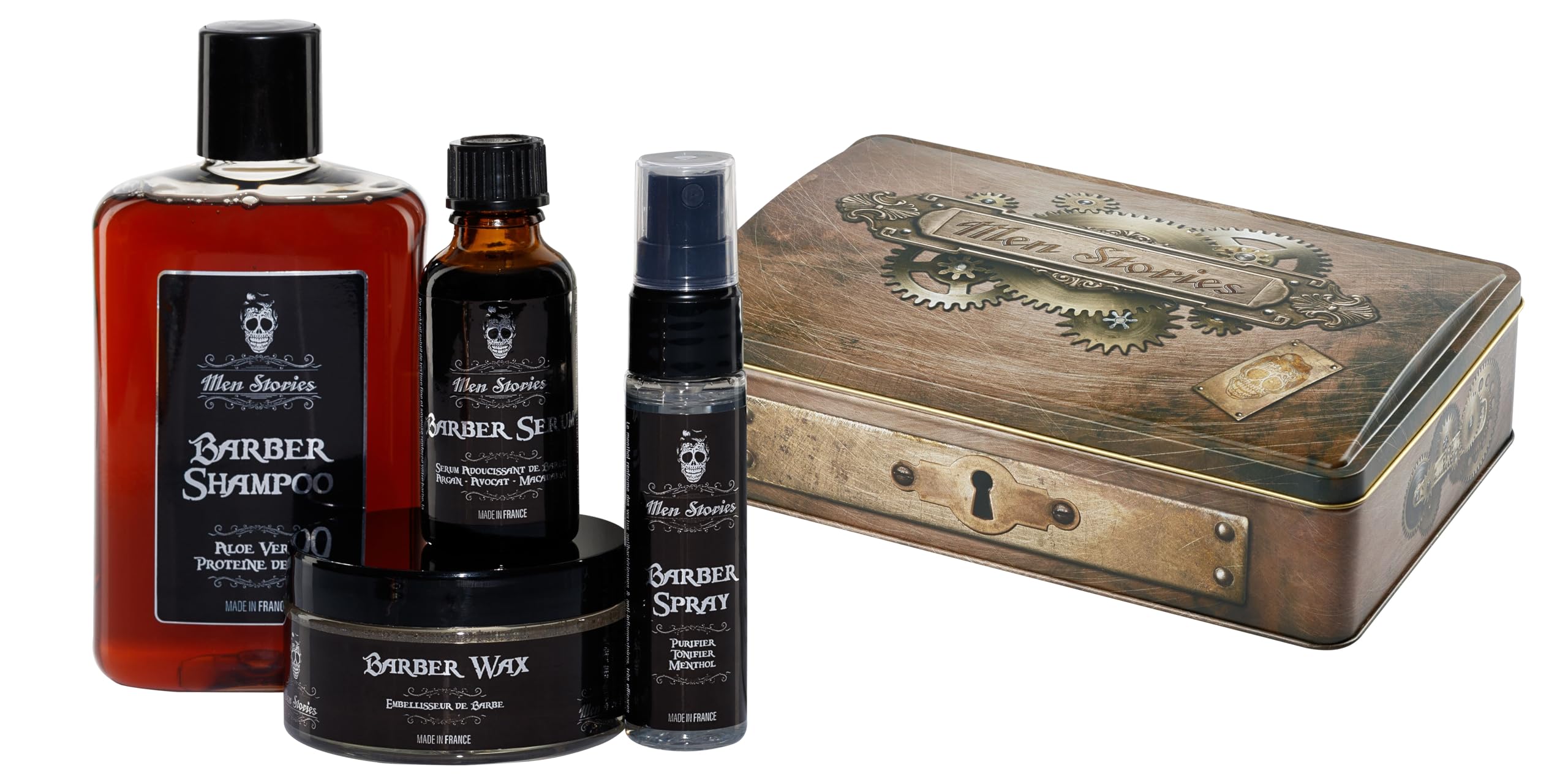 Coffret Barber Men Stories 4 produits