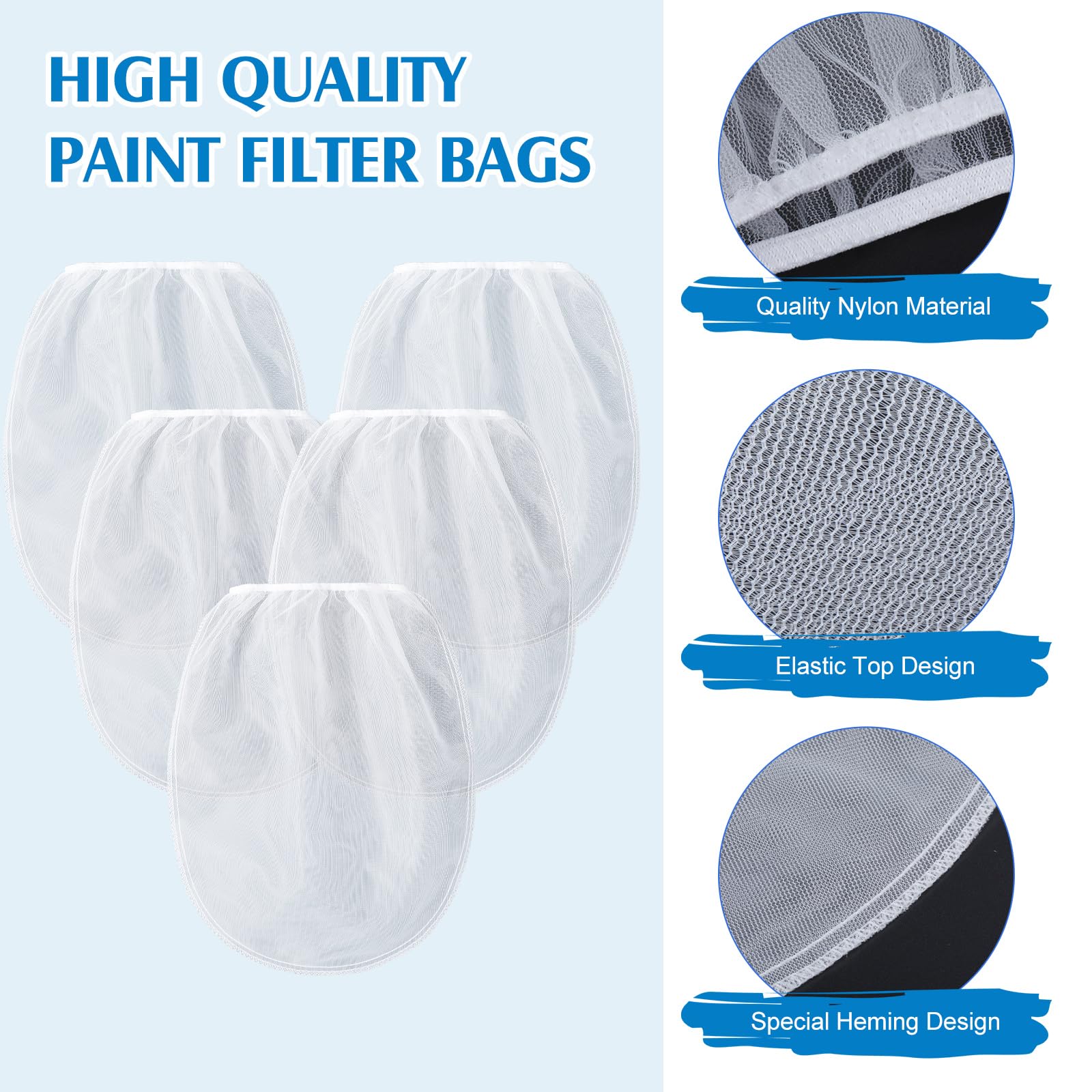 Boao Paint Filter Bags - 120 Pack -4