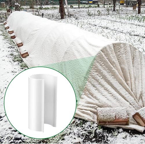 Miniatura 39 de Jetec 32 clips de PVC para cubierta de piscina para invernaderos de piscina sobre el suelo, cubiertas de filas, jardín, refugios, protección