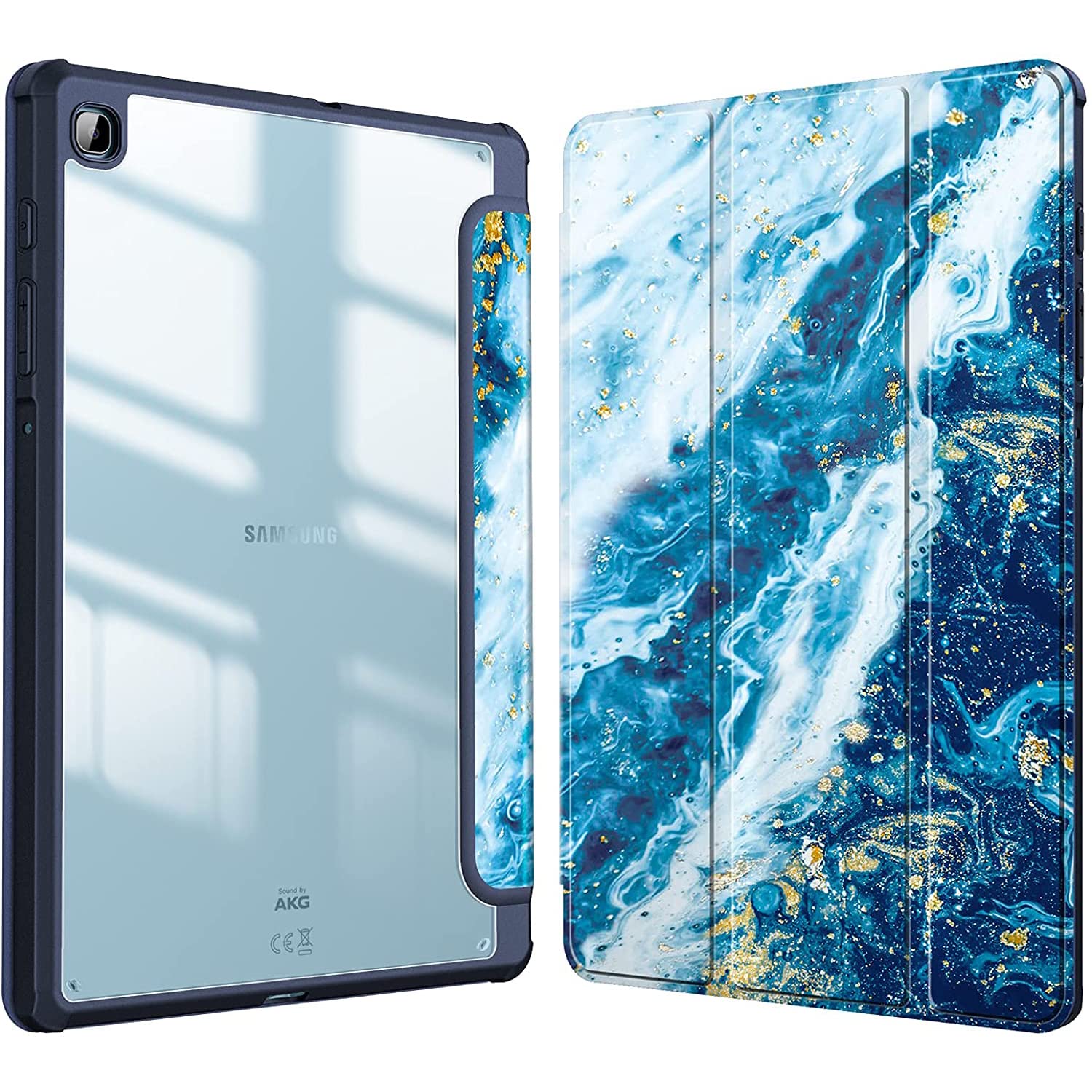 SwooK TPU Case for Galaxy Tab S6 Lite - S Pen Holder -11