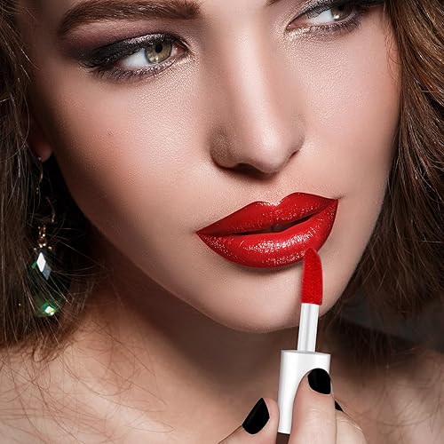 Miniatura 27 de Patelai 100 unidades de mini tubo de brillo de labios transparente, rellenable, vacío, bálsamo labial, contenedores de brillo, botellas Negro -,Oro