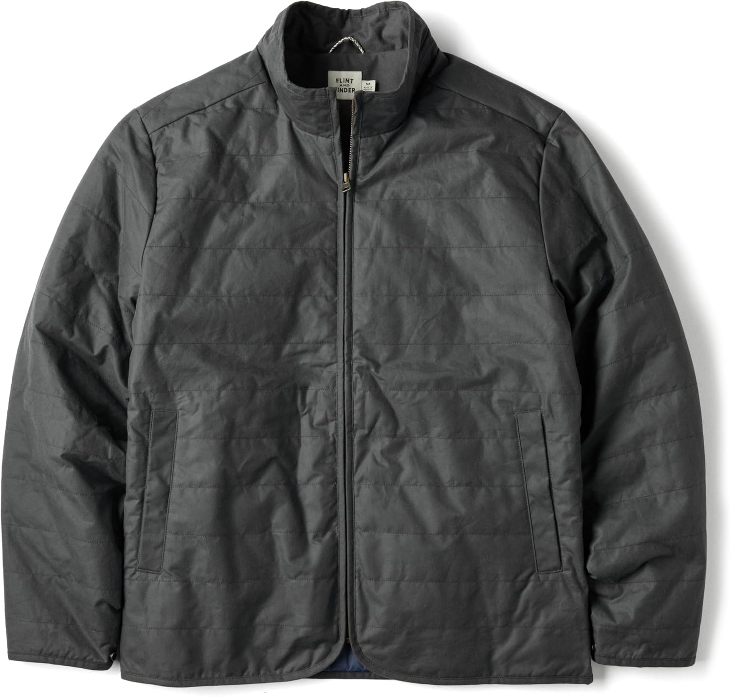 Huckberry Flint and Tinder York Quilted Waxed Jacket, Mens Coat