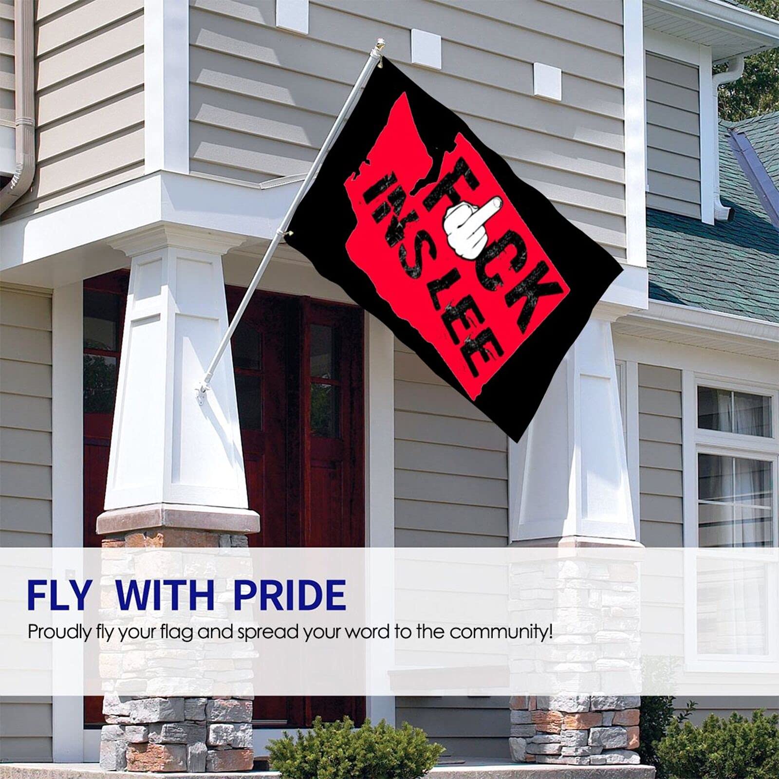 Amazon.com: Fuck Inslee Flag 3x5 Foot Durable And Fade Resistant