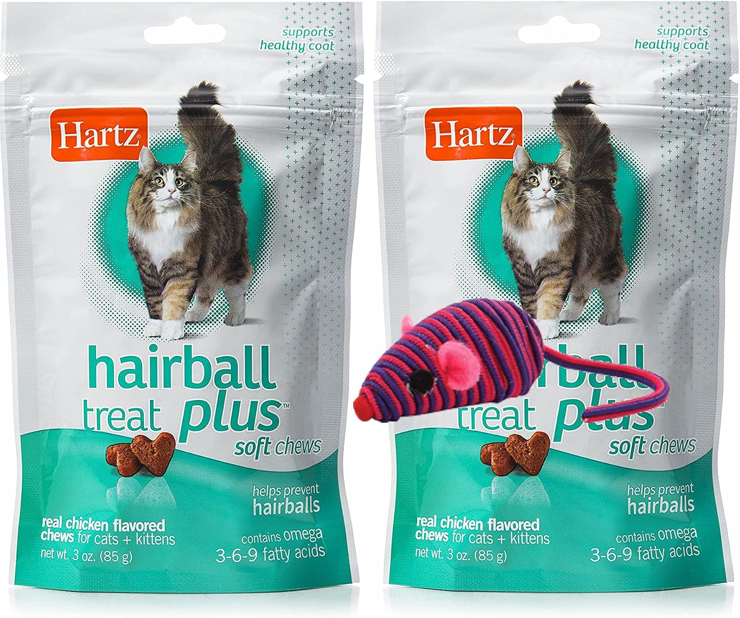 HDP Hairball Remedy Plus Bundle Color:2 Treats/Hypno Mouse