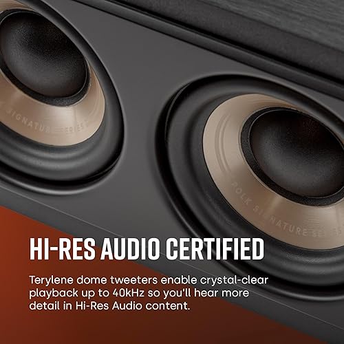 Miniatura 25 de Polk Signature Elite ES30 - Altavoz de canal centralcon certificación de audio de alta resolución, compatible con Dolby Atmos y DTS:X, tweeter de 1