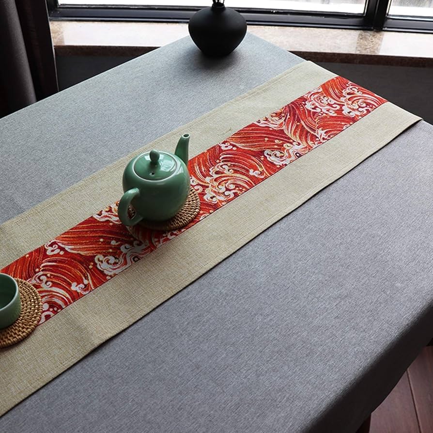 Amazon｜和モダン テーブルランナー テーブルセンター 和柄