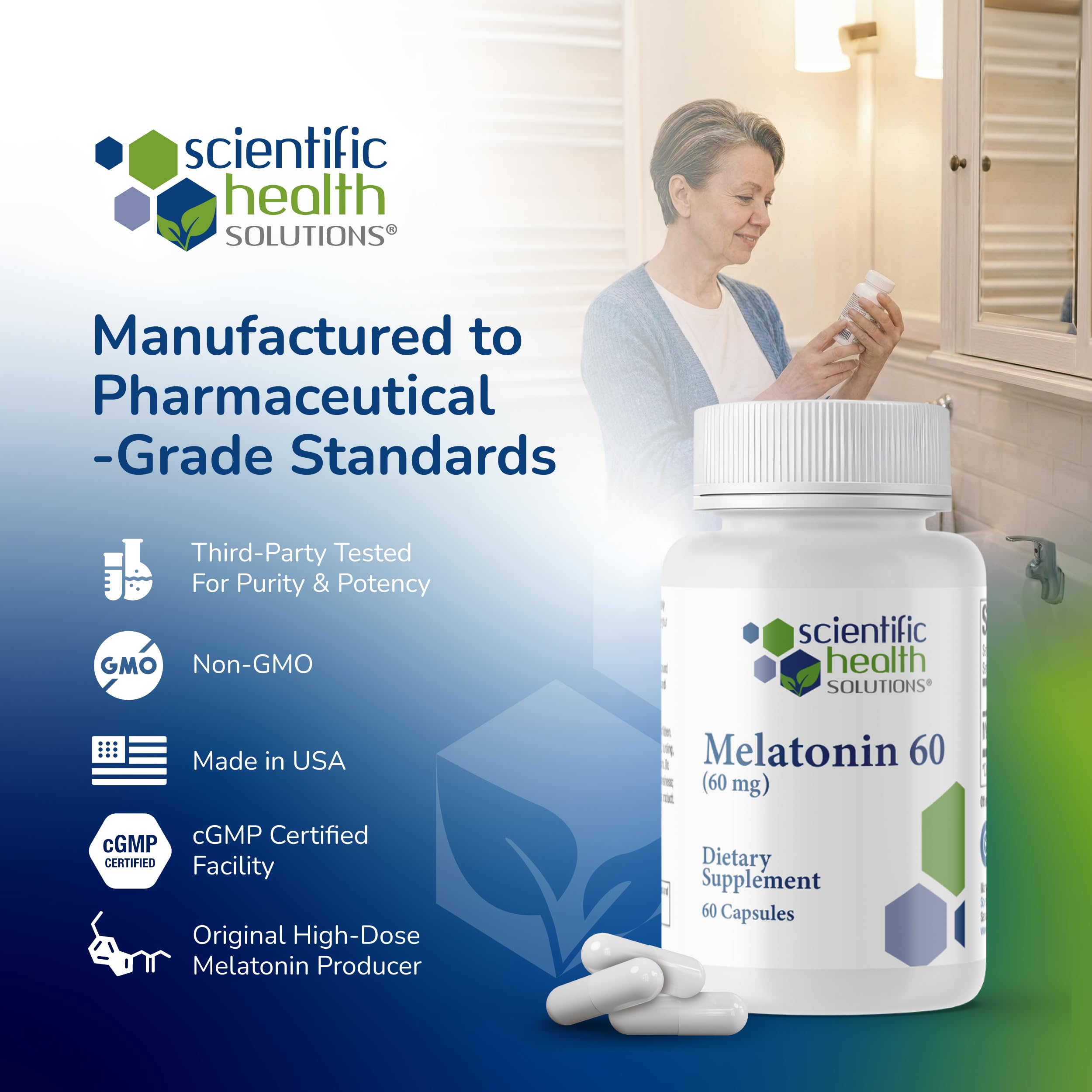 Melatonin 60mg High Dose Sleep Aid (1 Pack) — Amazon image 6