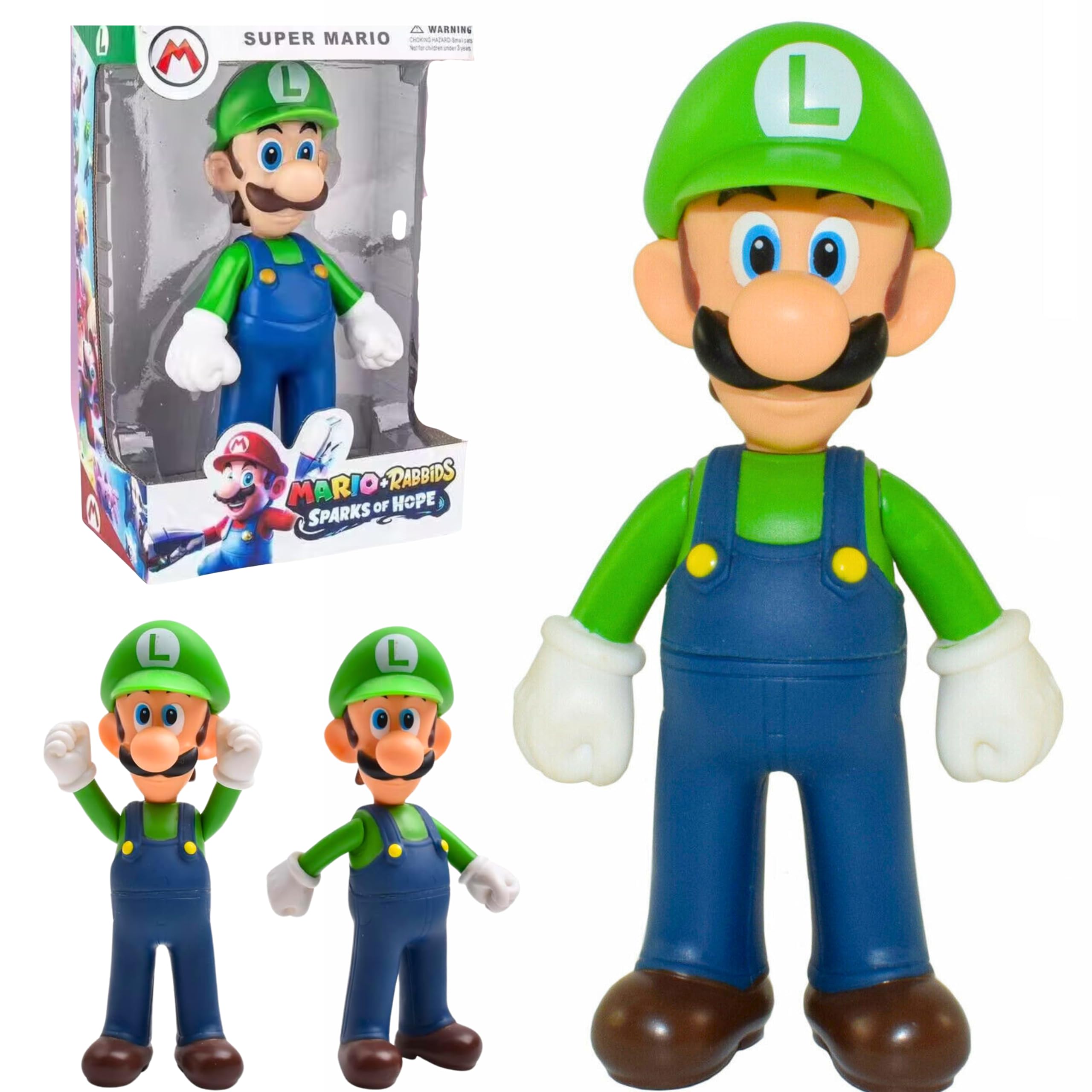 TOYS STORM Mario Toys, 12 Inch Action Figure Toy, Mario Brother Collection Playset Toys for Kids Boys Girls Cake Toppers Birthday Party decor