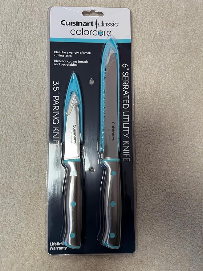 Set Cuchillos Cocina 2 Piezas Acero Inoxidable miniatura 2