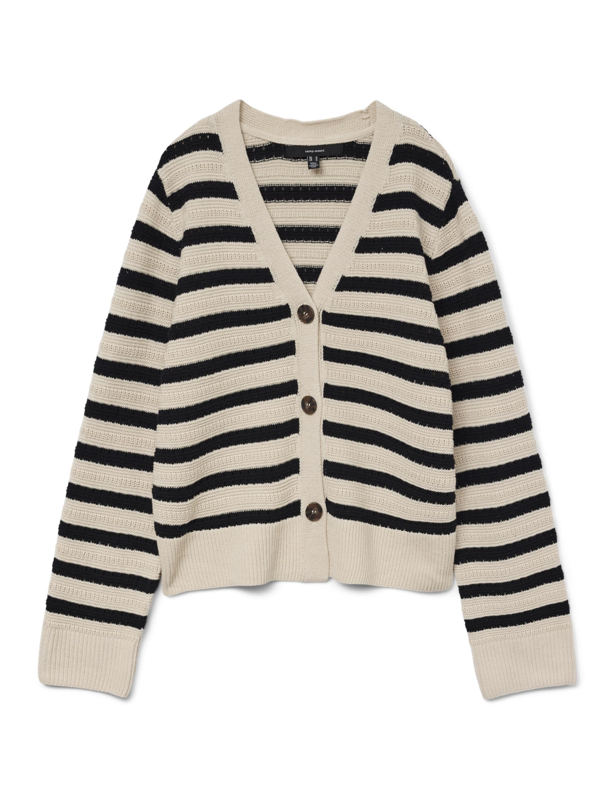 VERO MODA Vmcalla Ls V-Neck Cardigan Noos, Birch, XL