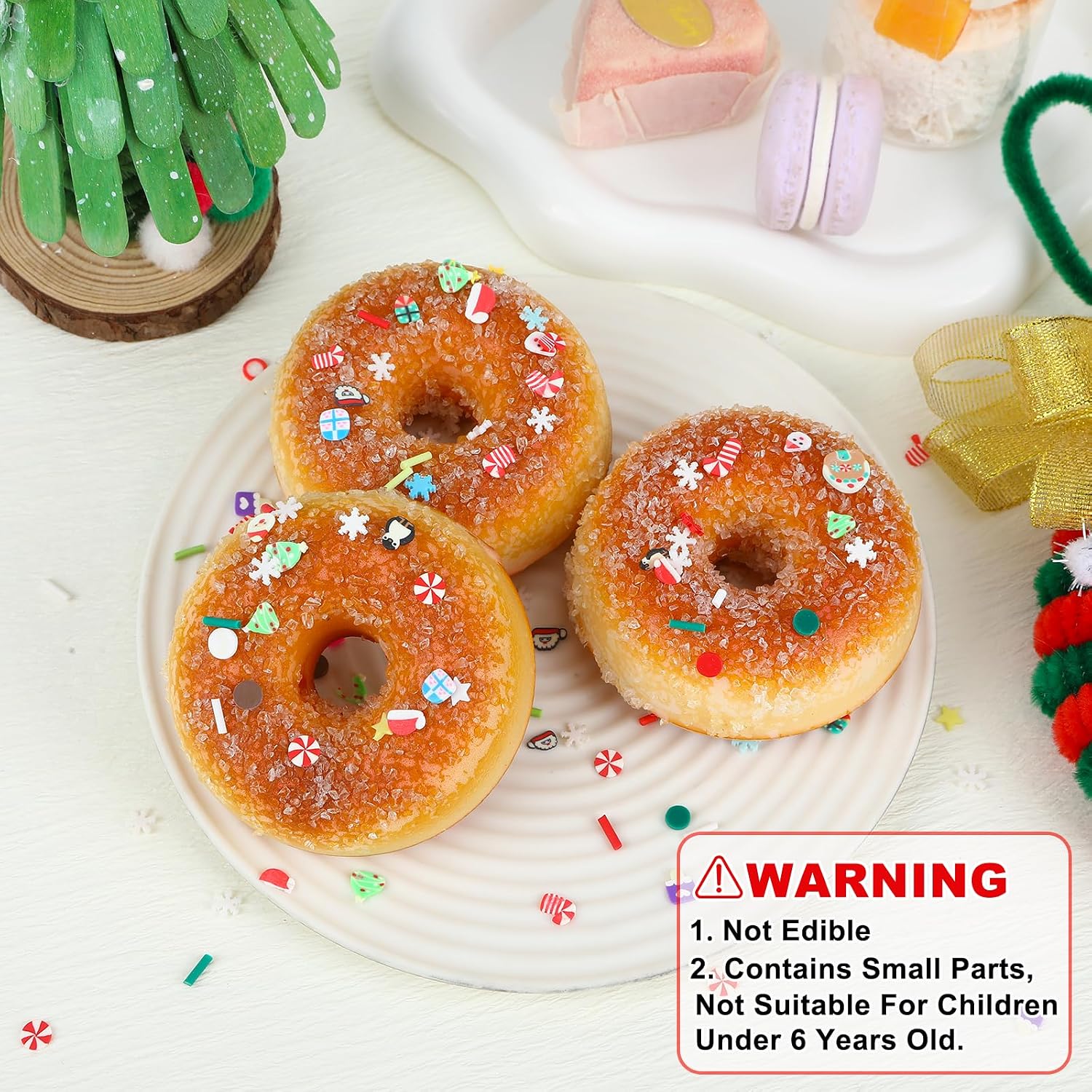 Christmas Fake Sprinkles 200g Polymer Clay Mini Slices Candy Decor
