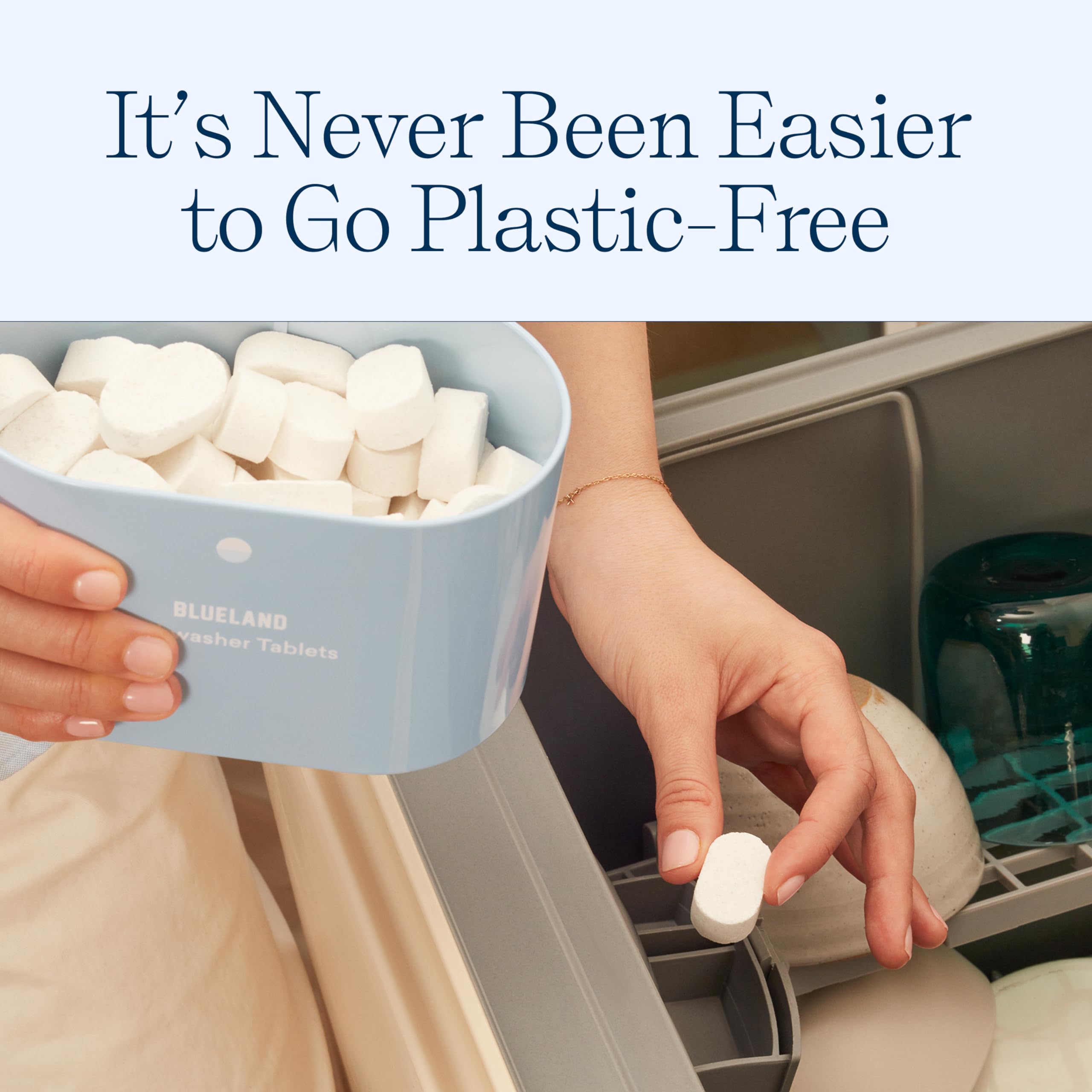 BLUELAND PlasticFree Dishwasher Detergent Tablets