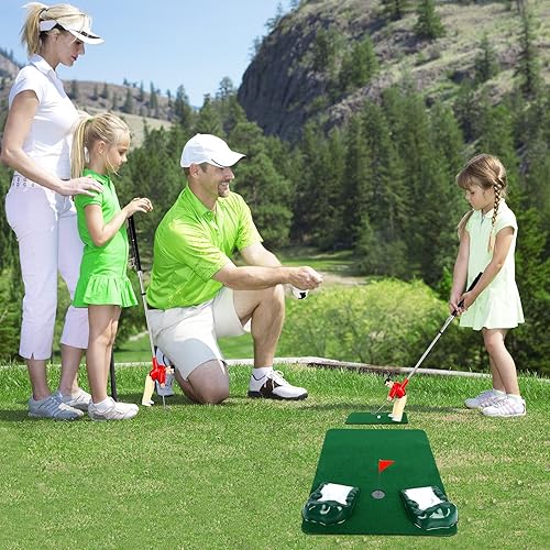 Miniatura 6 de Wassteel Los mini juegos de golf son divertidos regalos de golf mini golfista único en un palo para regalo del padreregalo de jubilación juegos