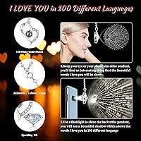 Vista 4 de Rosa Real Colorida Preservada - Flores Eternas Regalo de Rosa para Mamá Abuela Esposa Novia en el Día de la Madre Cumpleaños San Valentín Navidad