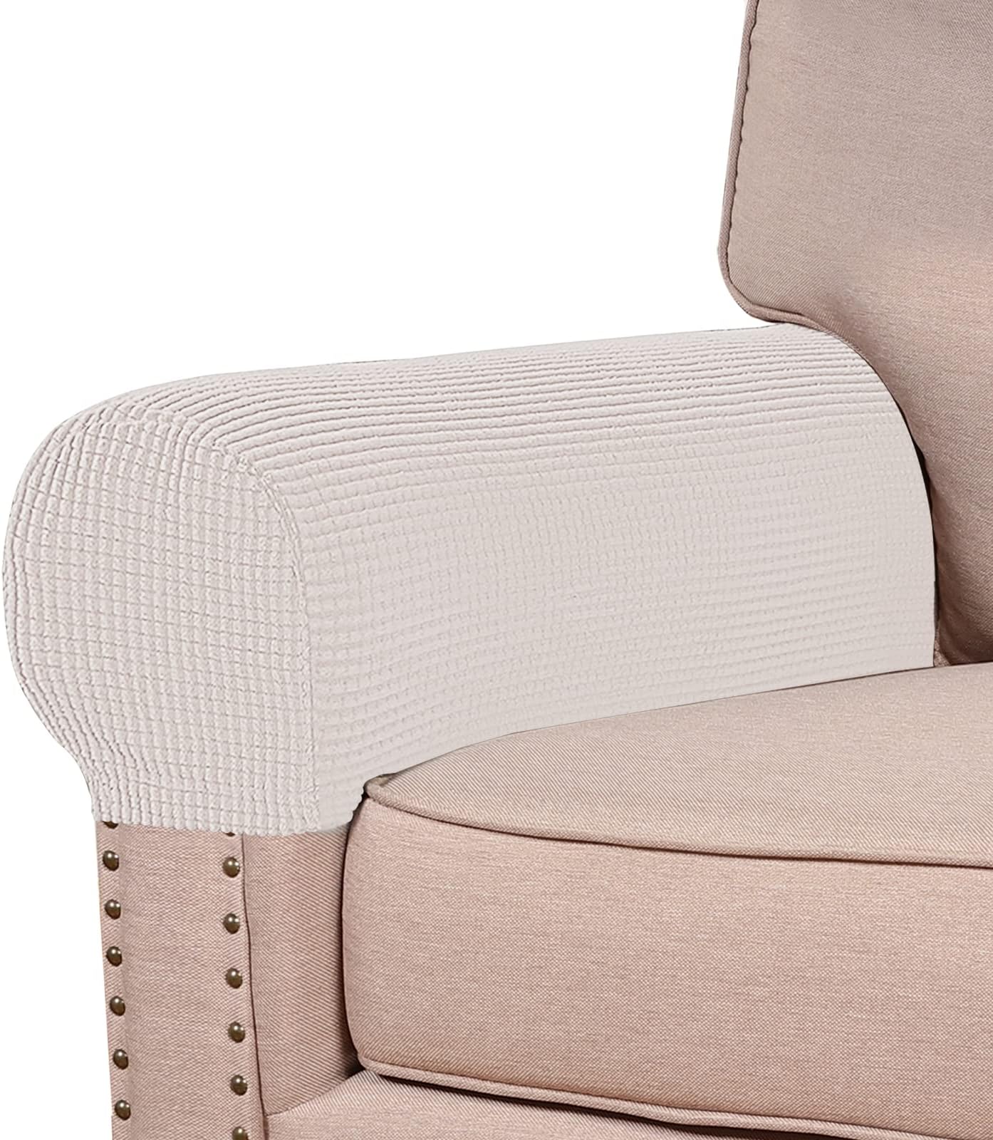 SXNING Arm Rest Covers Set, Pack of 4 Stretch Armchair Arm