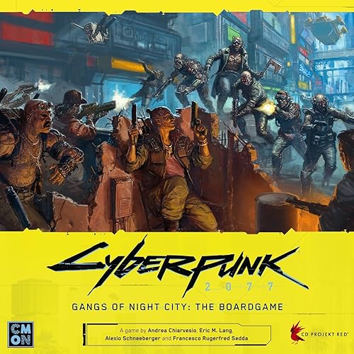 Miniatura 3 de Cyberpunk 2077: Gangs of Night City Juego de Mesa - ¡Conquista Night City en Este Inmersivo Juego de Estrategia de Ciencia Ficción! Juego de