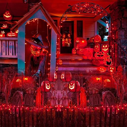 Miniatura 7 de JMEXSUSS 200 LED/ 500 luces LED rojas de Halloween