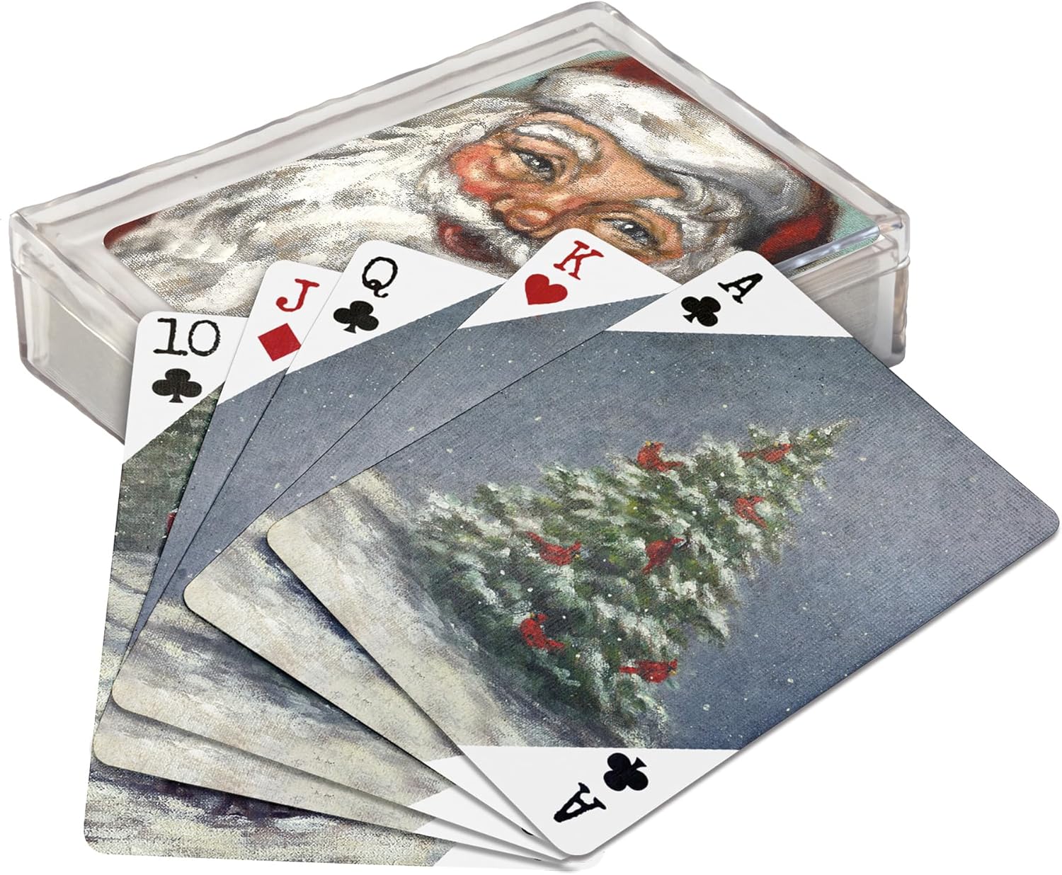 Primitives by Kathy Playing Cards - Santa