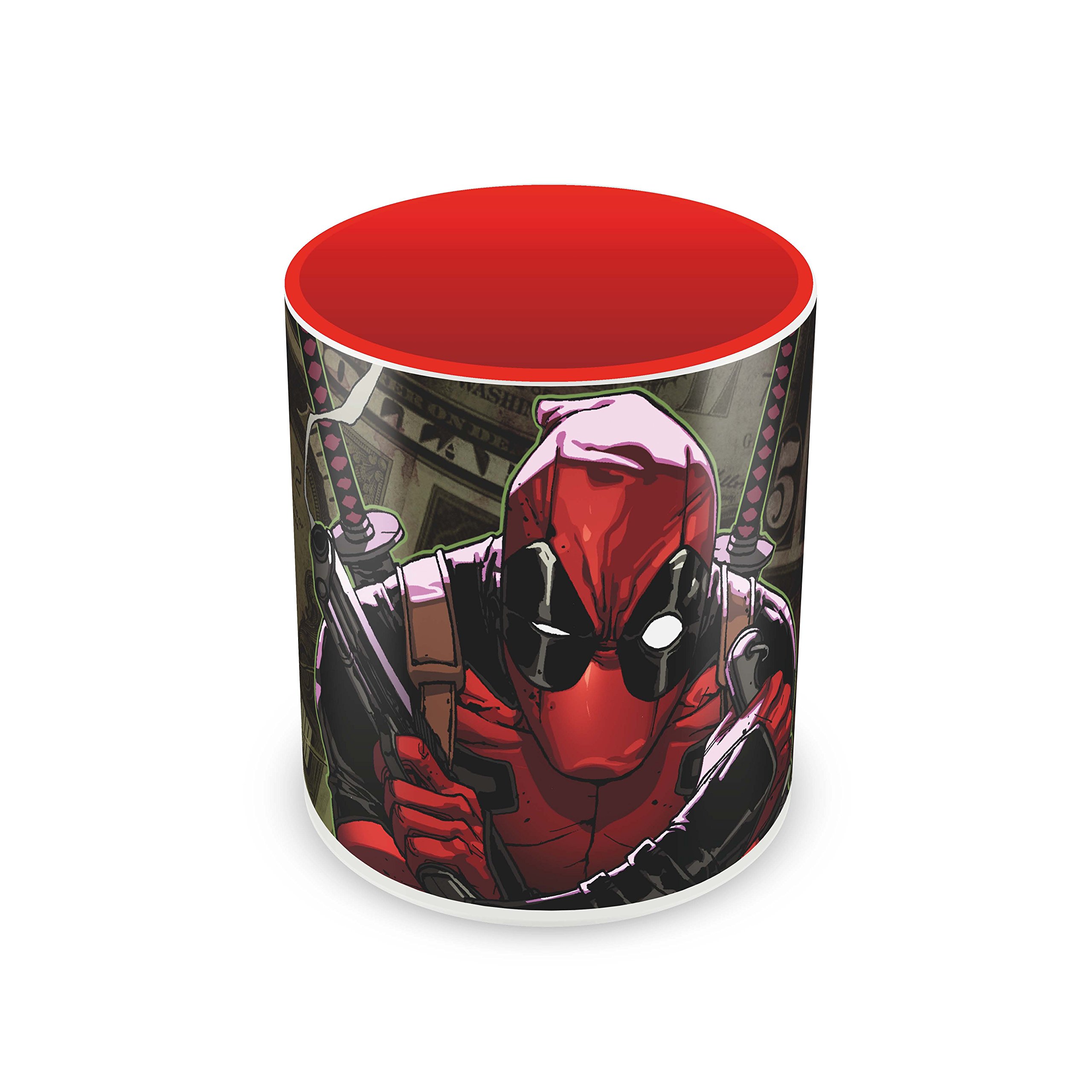 Marvel Ceramic Deadpool Mug (Standard, Multicolor)