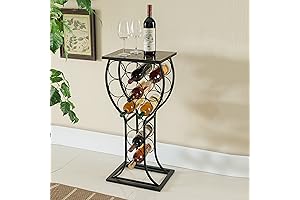 Kings Brand Furniture Freestanding Floor Wine Rack Stand