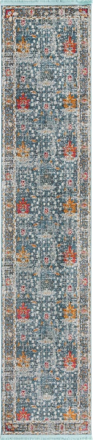 Rugs.com Paragon Collection Rug – 4 Ft Octagon Salmon Medium-Pile Rug Perfect for Living Rooms, Kitchens, Entryways