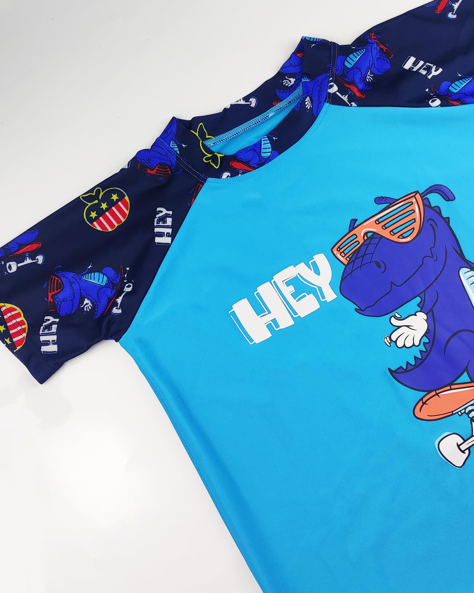 UV Shirt & Badehose Kinder 2-10 Jahre - Badeshirt UV & Badeshorts Jungen Schwimmshirt Kinder UV-Schutz UPF 50+