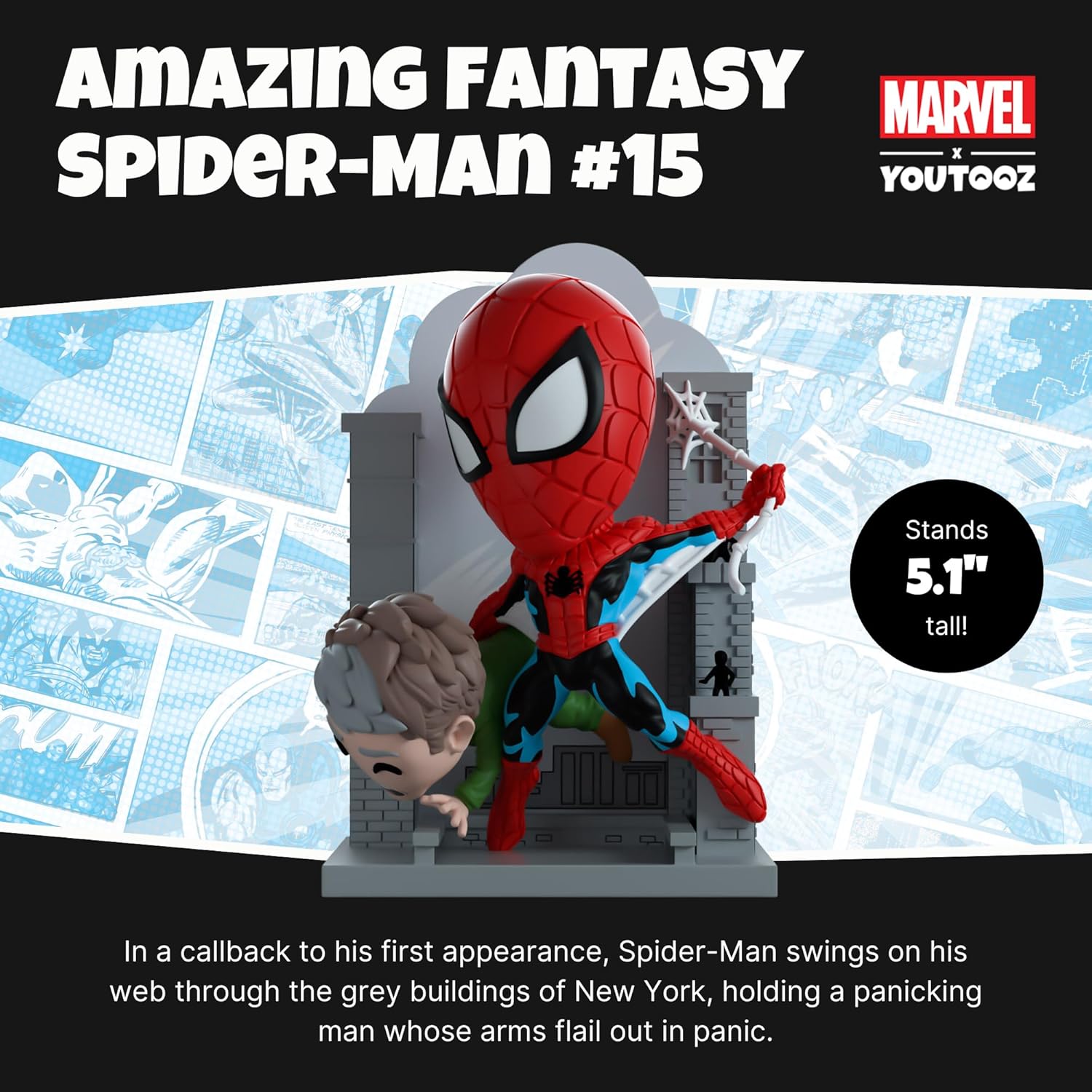 Youtooz Inc - Marvel Spider-Man - Amazing Fantasy #15 Ltd. Edition Vinyl Figure
