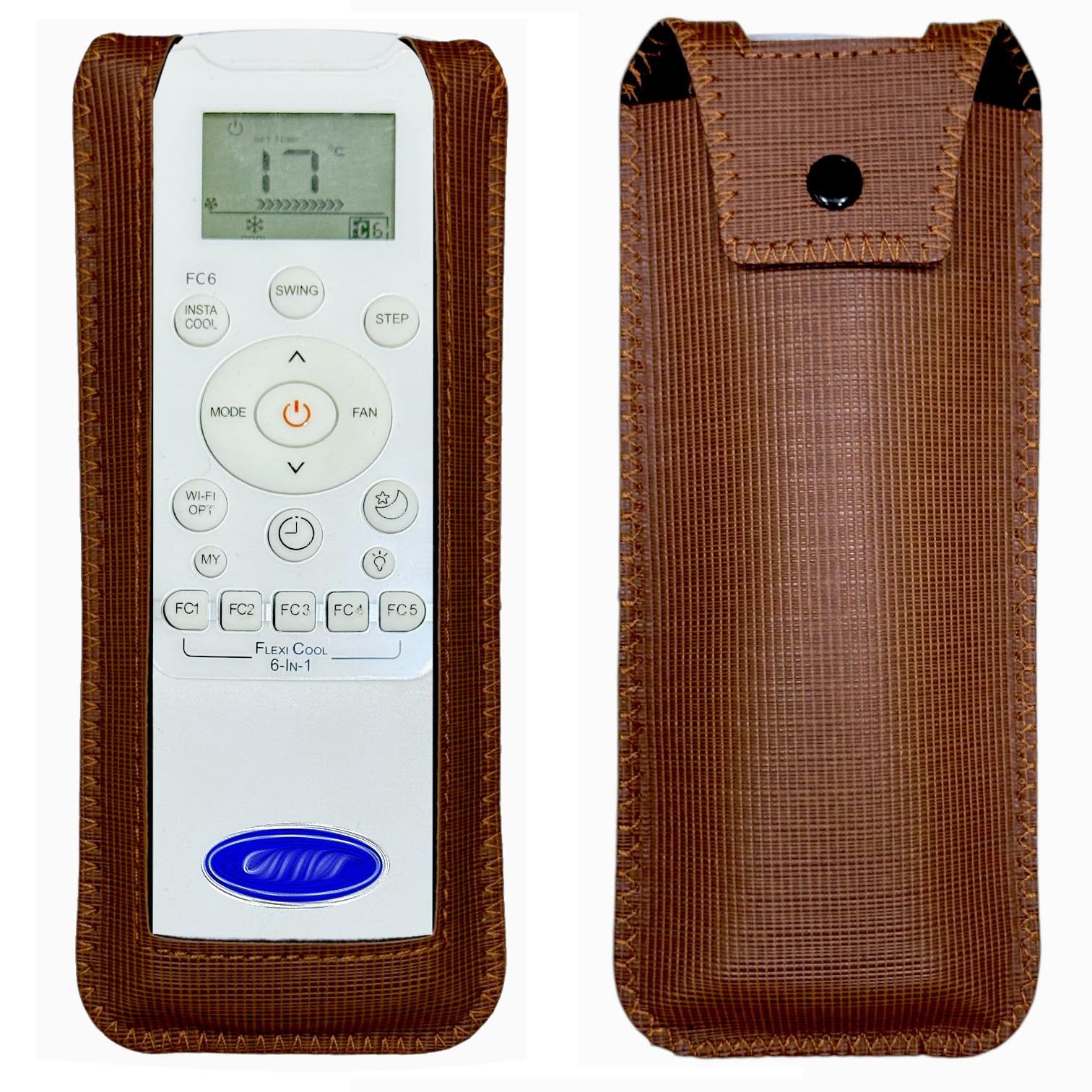 Premium Remote Cover Flip Case Compatible for AC Remote Model No:. RG56CMI-B2X Compatible/Replacement for Carrier AC Remote Control Protective Case (Gizmo_528_TAN)-image-12