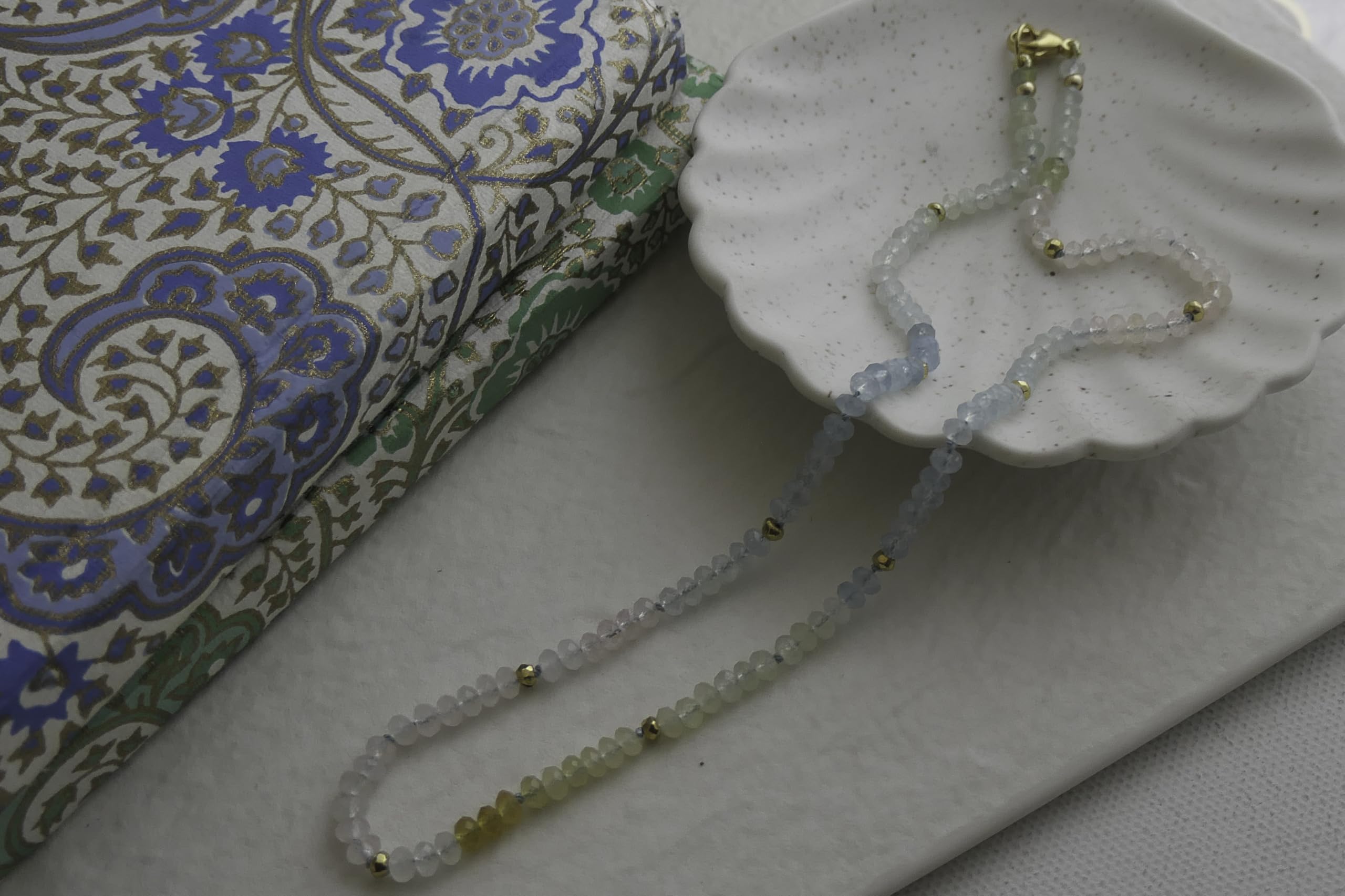 Sophia Rose Collana Berillo Multicolore Donna Pietre Naturali