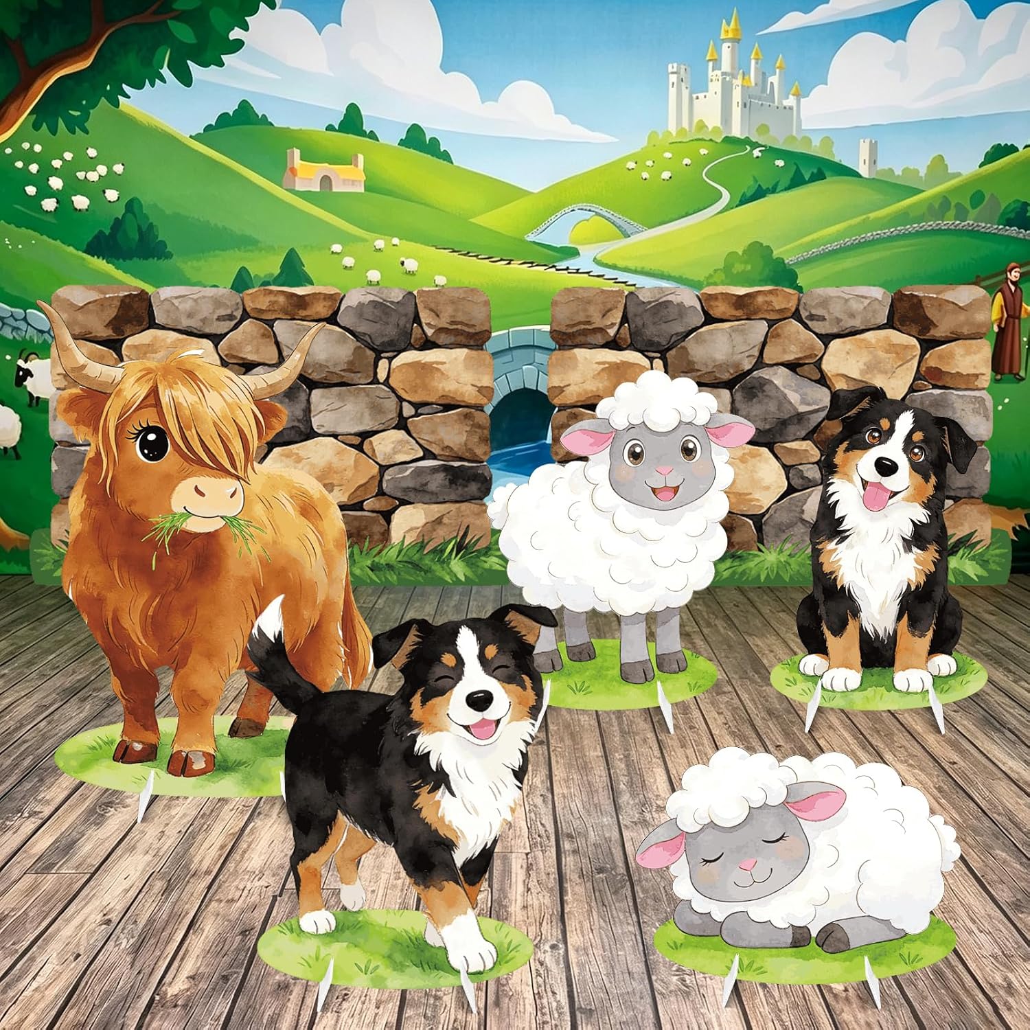 VBS 2026 Decorations, Large Cardboard Cutout Stand Up Decor Religious Photo Booth Props for Sunday School Church Party Supplies